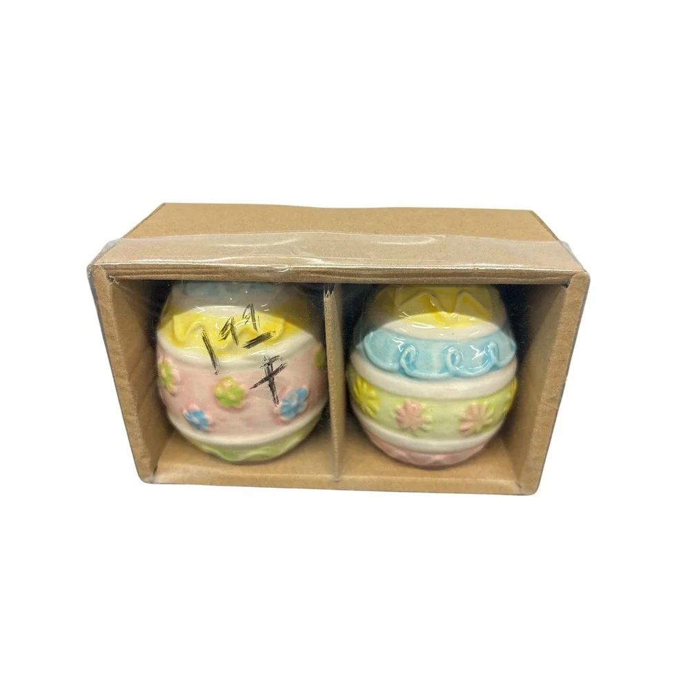Ceramic Easter Eggs Salt & Pepper‎ Shakers 2.5